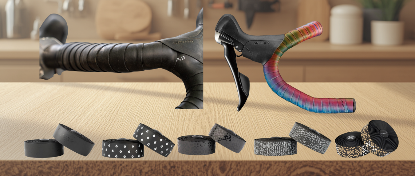 Premium bicycle handlebar tapes for road and gravel cycling at BYK India