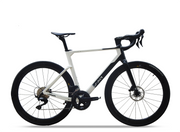 Java J-Air Volata carbon road bike with aerodynamic frame design for high-performance racing (black white)