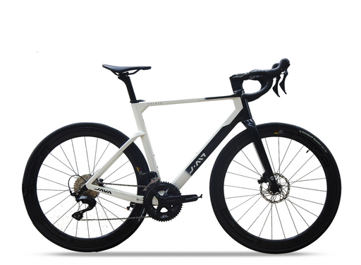 Java J-Air Volata carbon road bike with aerodynamic frame design for high-performance racing (black white)