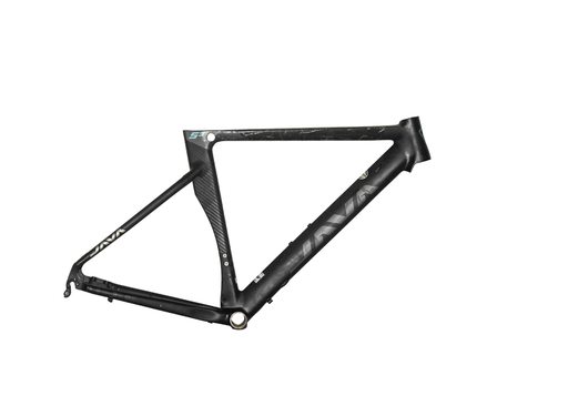 Java Siluro 3D carbon road bike frame with aerodynamic design for high-performance racing build (black)