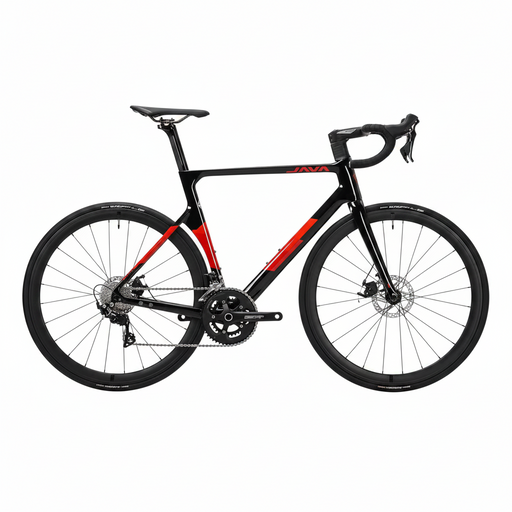 Java Vesuvio carbon road bike Shimano 105 12-speed side view