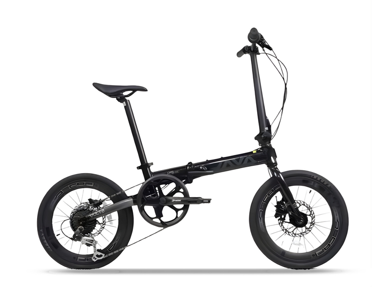 Java X2 7S 16-inch folding bike with compact frame and 7-speed gearing for city commuting