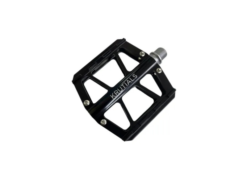 Krutials Platform Pedal TI/Gray | Flat MTB & Trail Bike Pedals