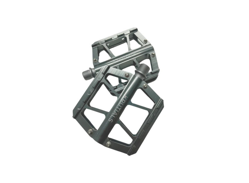 Platform Pedal TI/Gray | Durable Flat MTB Pedals