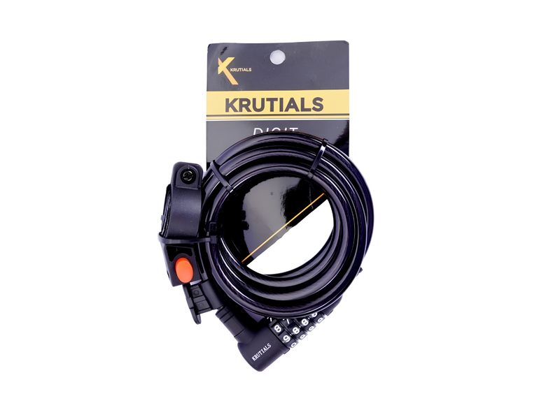 Krutials Cable Lock – 4 Digit Combination Lock