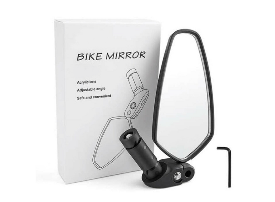 Adjustable Road Bike Rear View Mirror | Aluminium Handlebar Cycling Side Mirror
