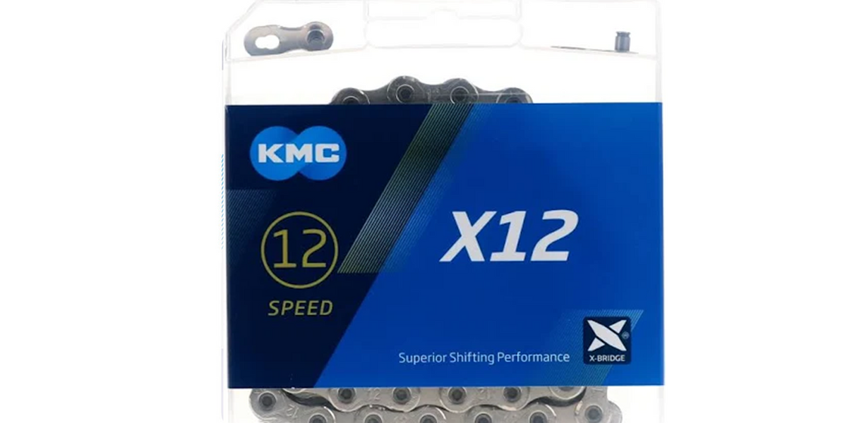 thumbnail image 2 of KMC X12 12-Speed Black Bike Chain - 126 Links, Compatible With SRAM & Shimano 2 of 6