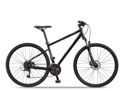 Jamis DXT A2 Dual Sport hybrid bicycle with aluminum frame for city commuting and light trail riding